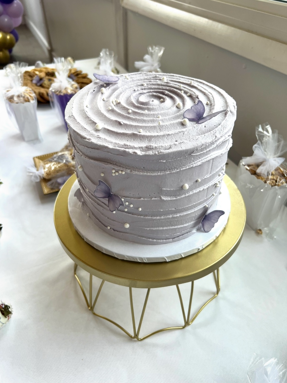 Butterfly wedding cake