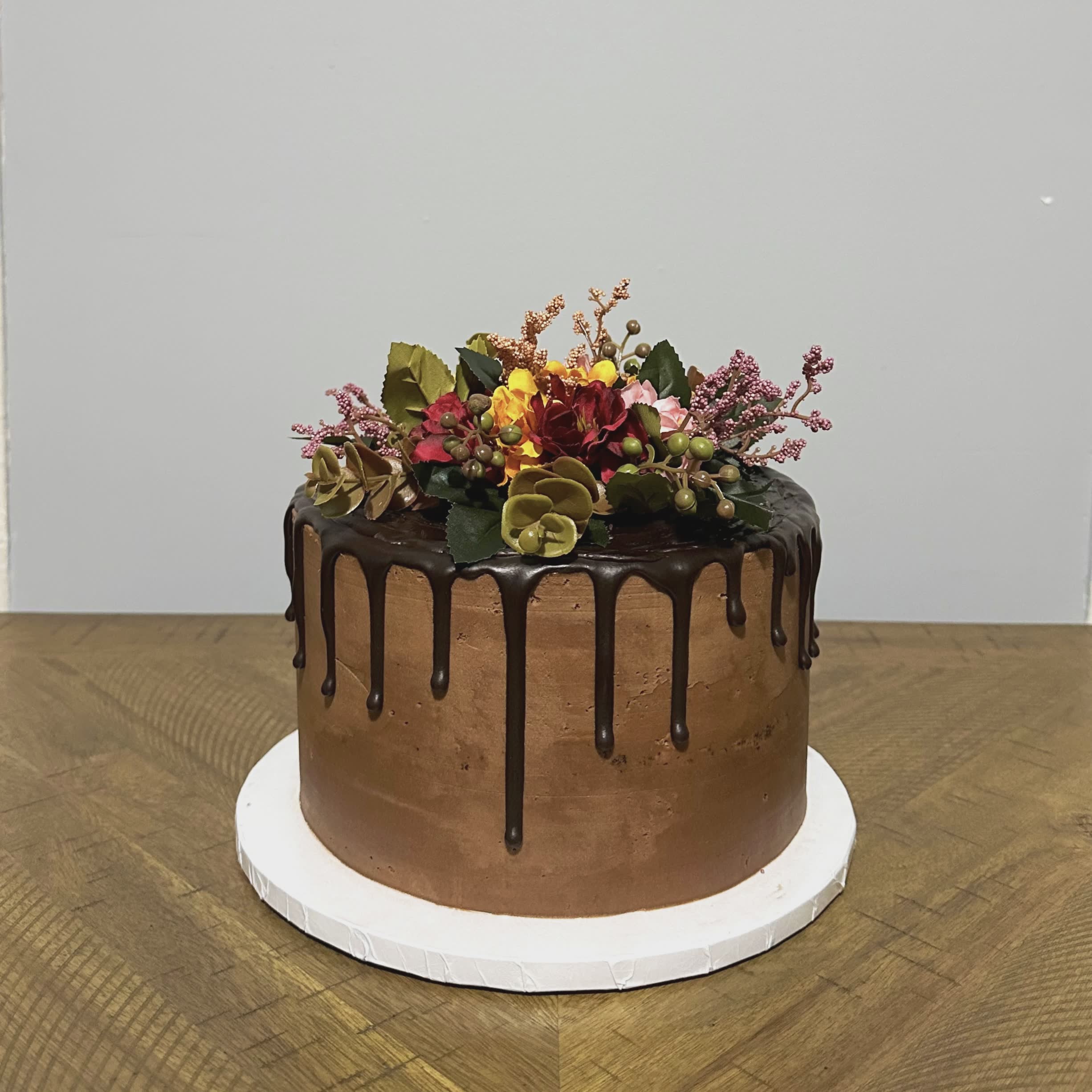 Chocolate wedding cake