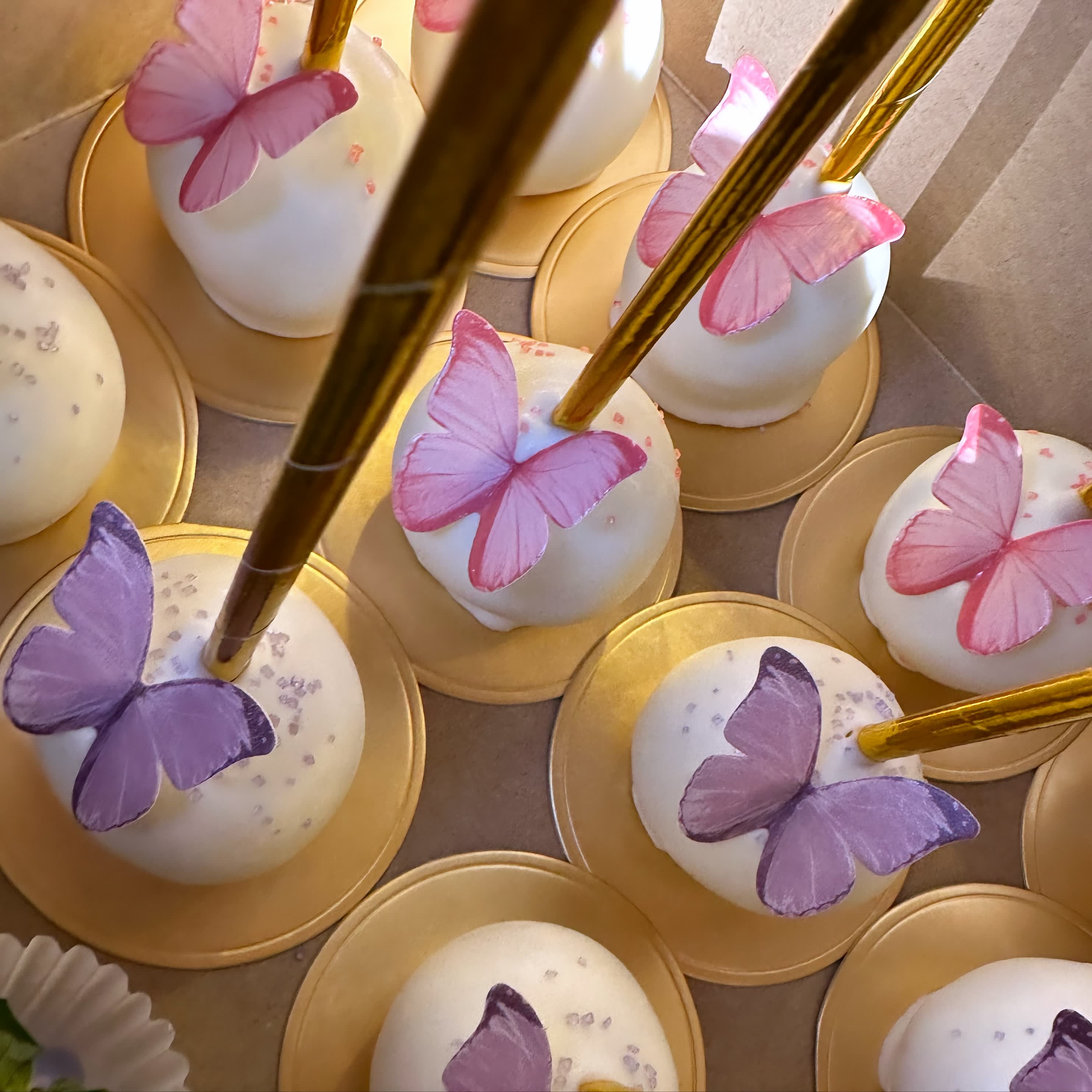 Butterfly themed cupcakes